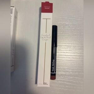 Trish McEvoy  Essential Lip & Cheek Crayon Rose Nude .05 oz NIB
